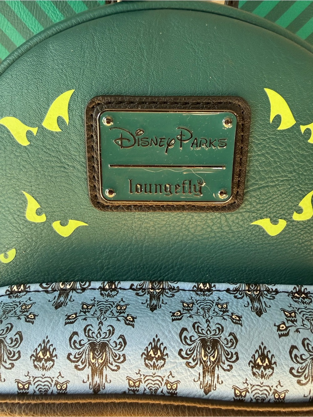 Loungefly Disney Parks Mickey Mouse The Main Attraction Haunted Mansion Backpack - Picture 5 of 16